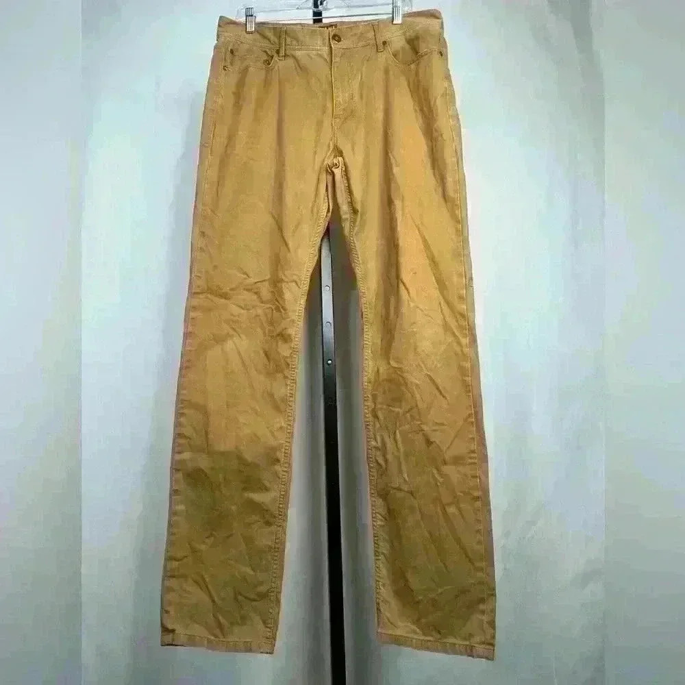 Red Ale by‎ Alesbury Men’s Slim Fit Camel Khaki Pants Size 35x30